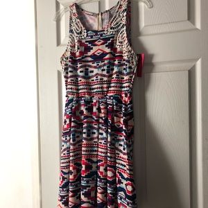Multicolored a-line Dress